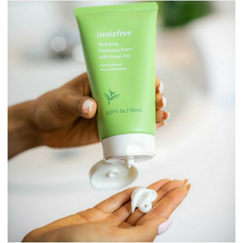 Sữa rửa mặt trà xanh Innisfree-Làm sạch da,ngăn ngừa mụn,chống õi hóa Innisfree Green Tea Foam Cleanser | BigBuy360 - bigbuy360.vn