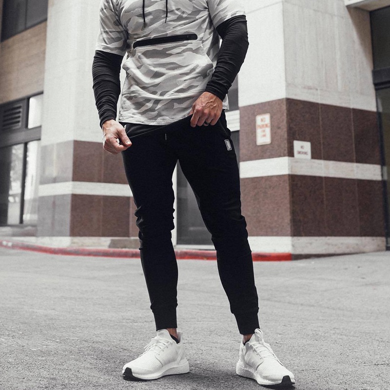 Quần Dài Thể Thao Có Túi Khóa Kéo Thời Trang Cho Nam size m-3xl