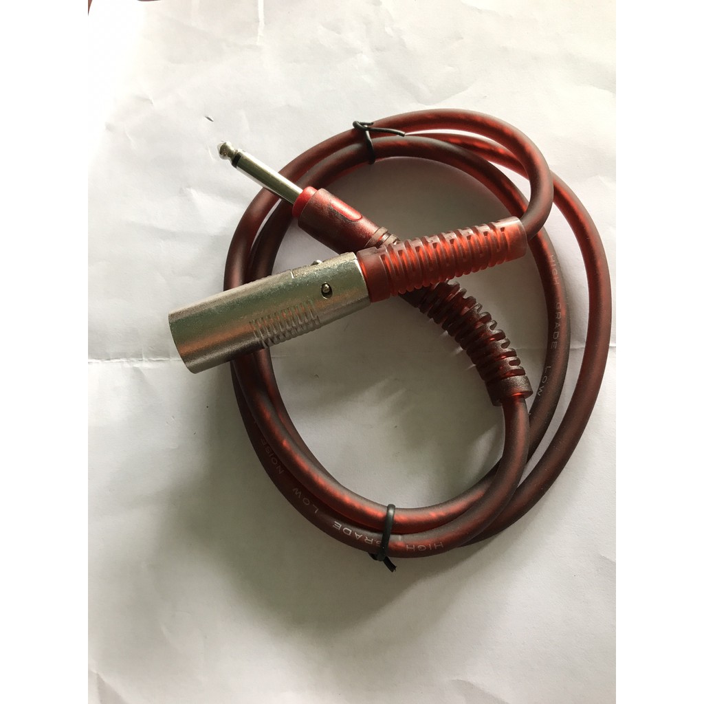 Dây đầu 6ly ra canon đực