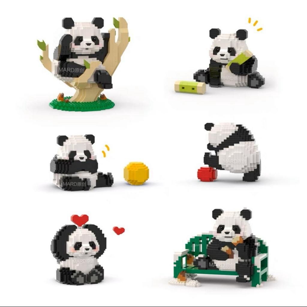 BỘ XẾP HÌNH LEGO GẤU TRÚC PANDA CHÍNH HÃNG MARD