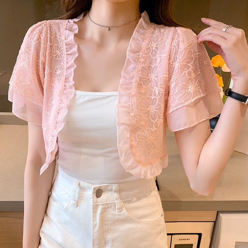 Áo Khoác Voan Siêu Mỏng Chống Nắng Thời Trang Cho Nữ