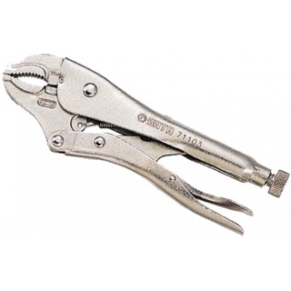 Kềm bấm chết mũi cong 7in/180mm Chất liệu: thép crom, thân mạ niken chống gỉ, ăn mòn Sata 71102