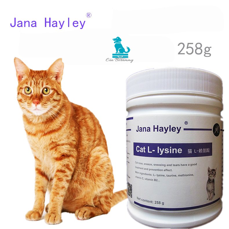 Lysine cho mèo tăng cường sức đề kháng, phòng hô hấp chảy nước mắt L-Lysine mèo