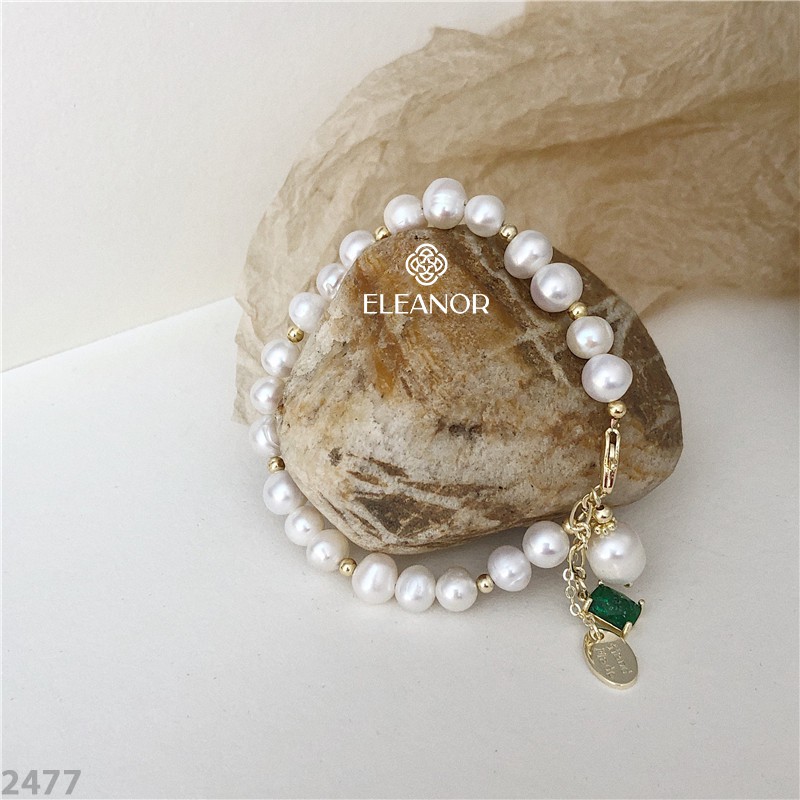 Lắc Tay Eleanor Đính Đá Xanh Vuông Cho Nữ - SP002477 | BigBuy360 - bigbuy360.vn