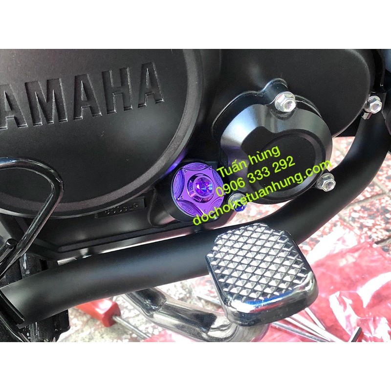 Ốc nắp nhớt titan xe máy  - ốc nhớt xe máy titan 7 màu - đồ chơi xe ex155