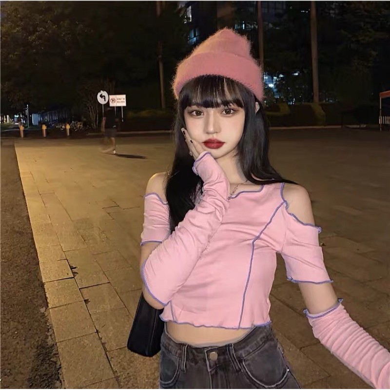 áo croptop kiểu phá cách cá tính ulzzang 362 CÓ SẴN