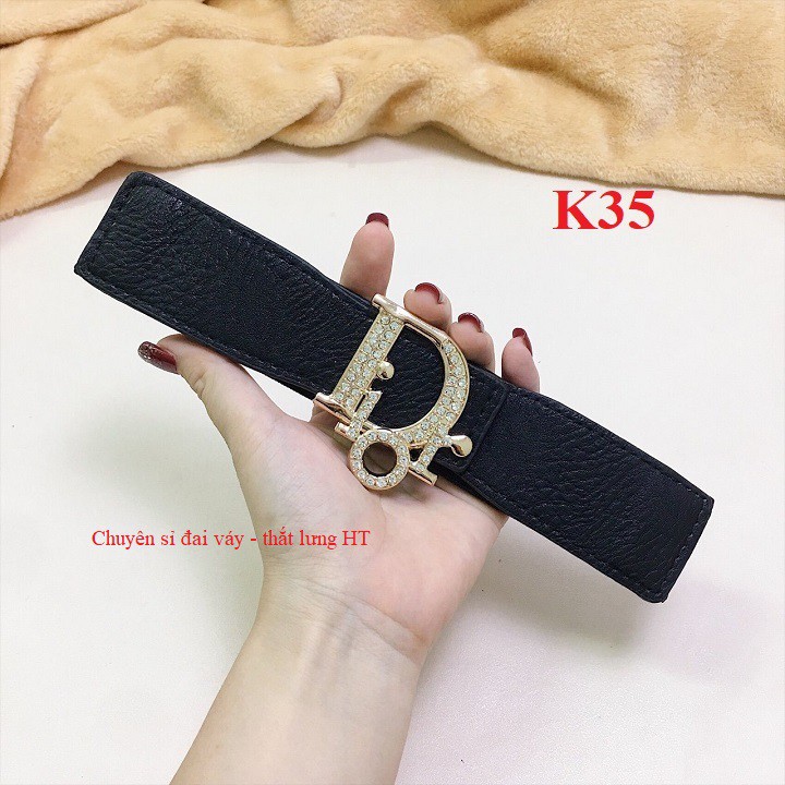 Đai váy 4cm K35 D đá