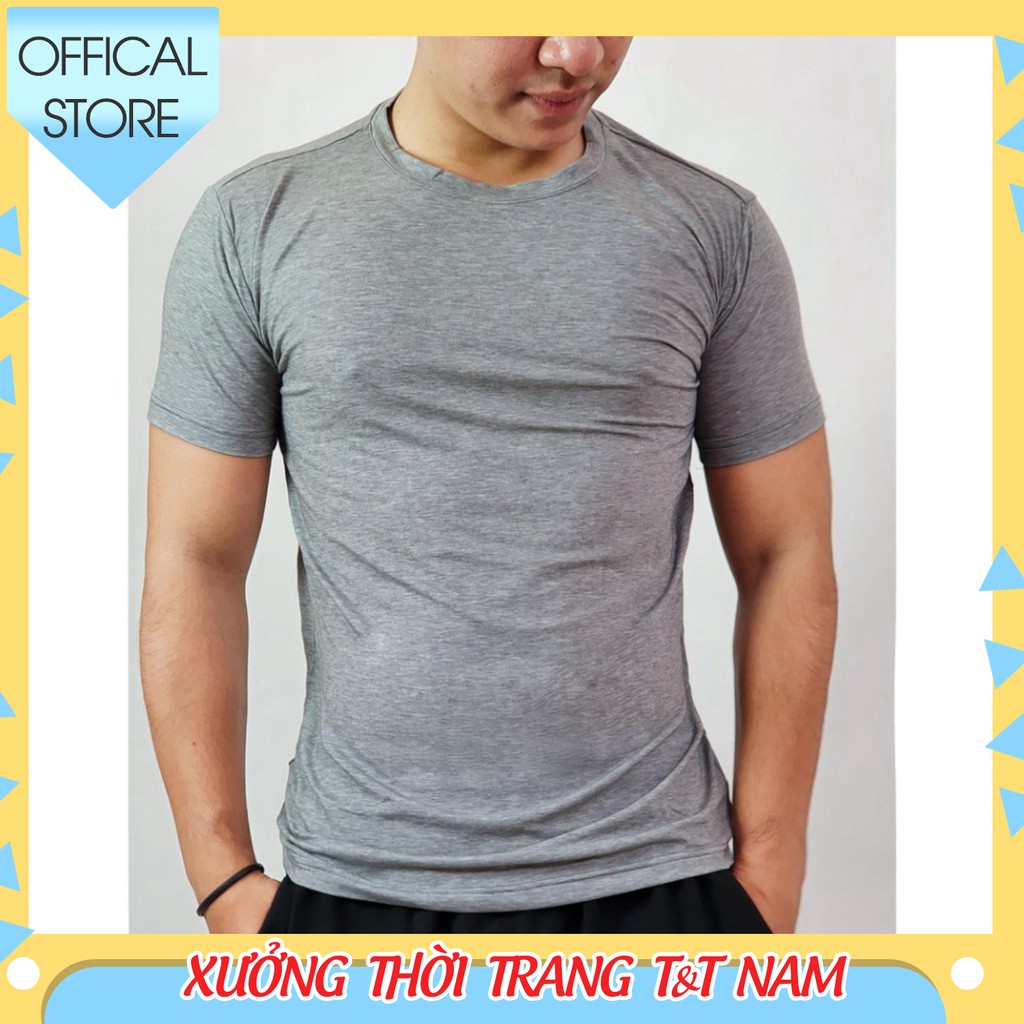 💎[ CAO CẤP ]  Áo thun phông nam tay lỡ unisex form rộng trơn chất cotton cổ tròn đẹp basic màu trắng đen T&T | BigBuy360 - bigbuy360.vn