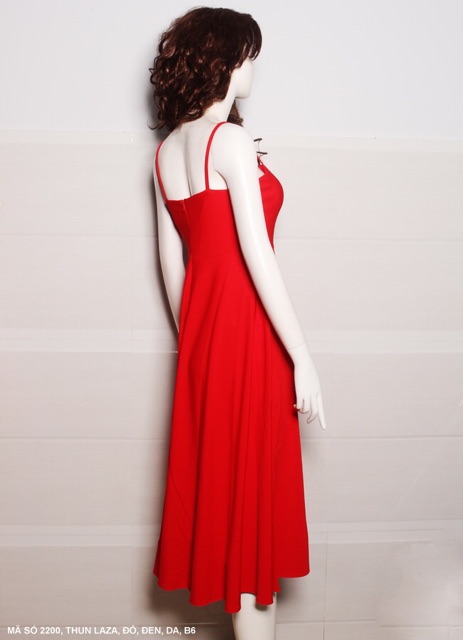 Đầm váy thun maxi xoè cúp ngực 2 dây hàng thiết kế cao cấp (hàng có nhiều size)