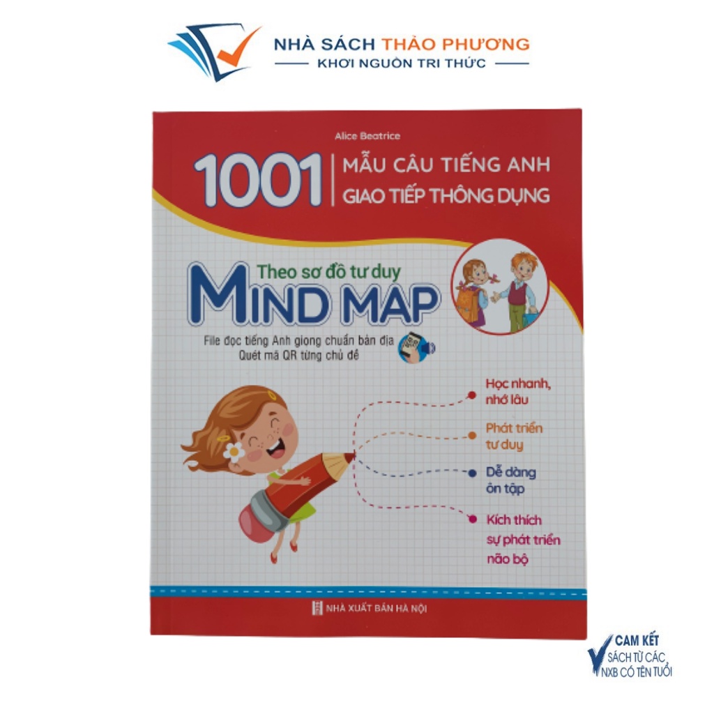 Sách - Combo Chinh Phục Từ Vựng Tiếng Anh - Theo Sơ Đồ Tư Duy Mind Map - 1001 Mẫu Câu Tiếng Anh Giao Tiếp Thông Dụng