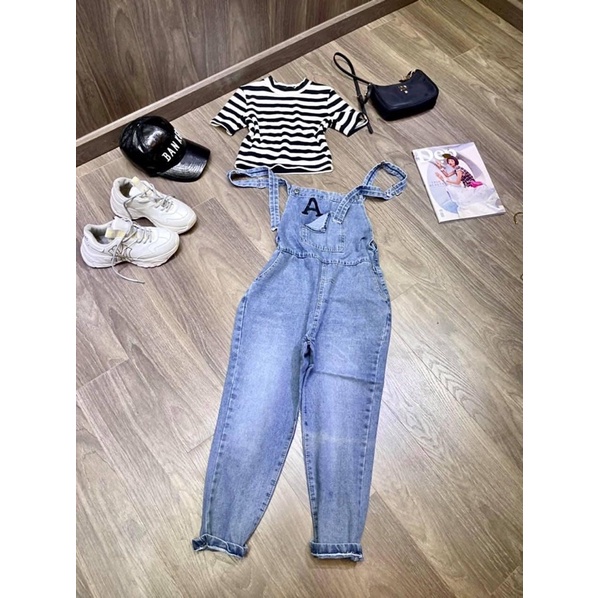 Yếm jean dài chôt live | BigBuy360 - bigbuy360.vn