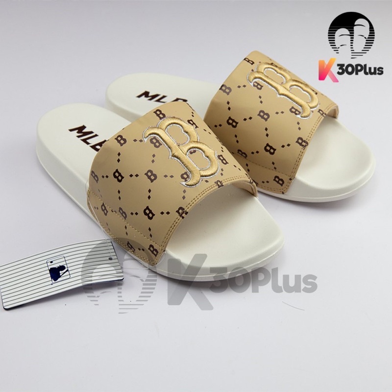 Dép MLB Quai Ngang logo BosTon 2022