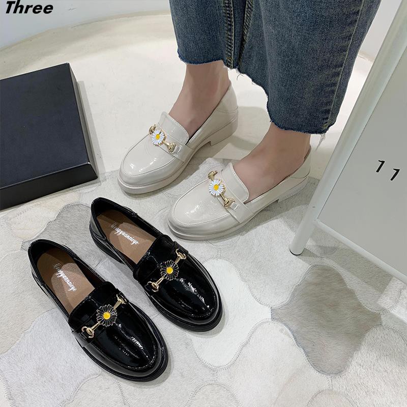 Giày Da Nữ Kiểu Dáng Retro Phong Cách Hàn Quốc | BigBuy360 - bigbuy360.vn