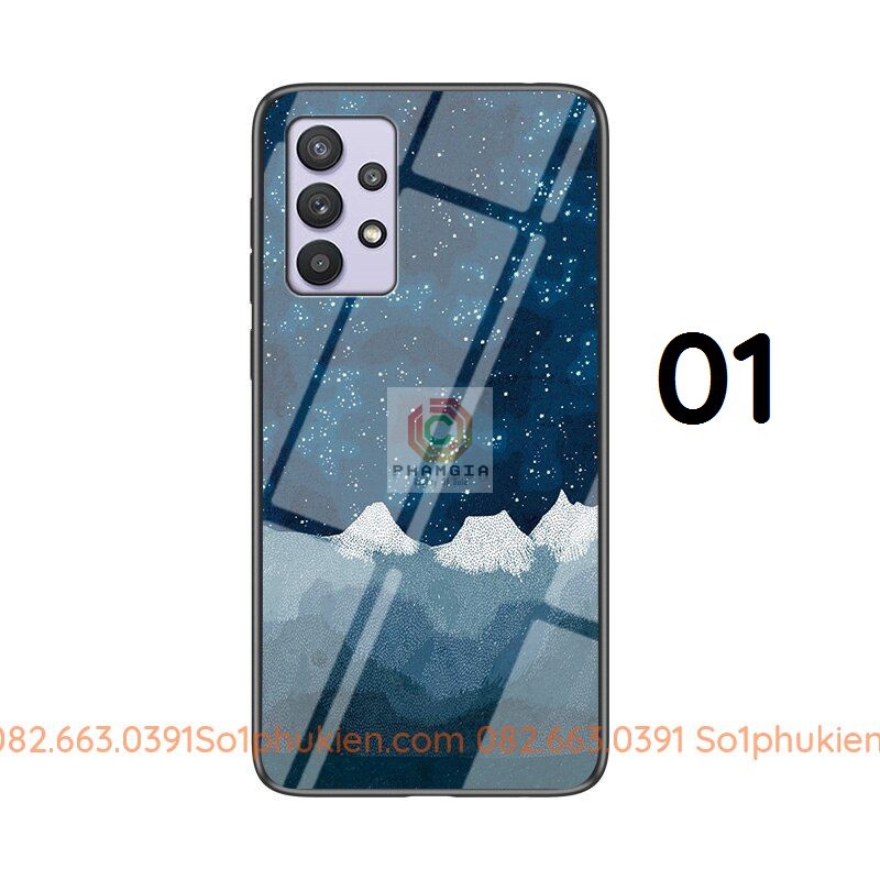 Ốp lưng ép kính Samsung A32 4G (SM-A325F/DS), A32 5G / A72 4G 5G nhiều mẫu đẹp