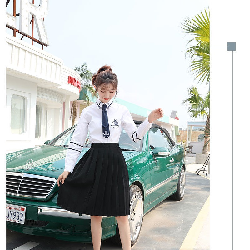 Chân váy xòe ngắn xếp ly màu đen CRXNV32 | BigBuy360 - bigbuy360.vn