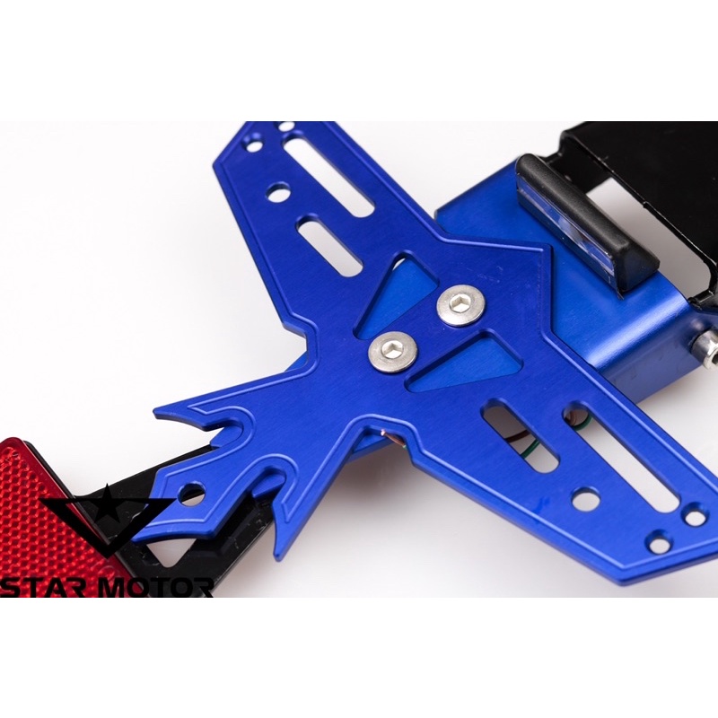 Pass  bát biển số nhôm CNC tăng chỉnh mẫu cánh chim dành cho Exciter - Winner - R15v3