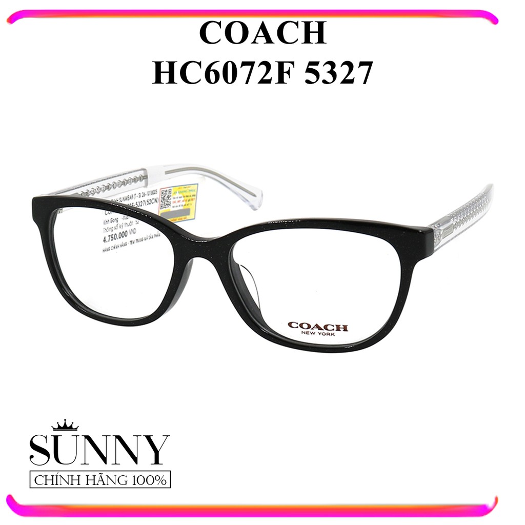 Gọng kính thời trang Coach HC6072F 5327 - chính hãng Italy, bảo hành toàn quốc