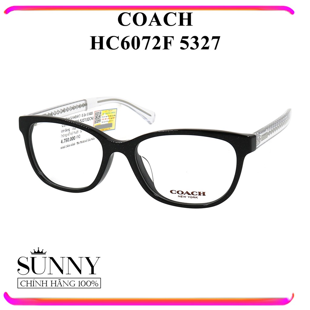 HC6072F 5327 - mắt kính C0ACH chính hãng ITALIA, bảo hành toàn quốc