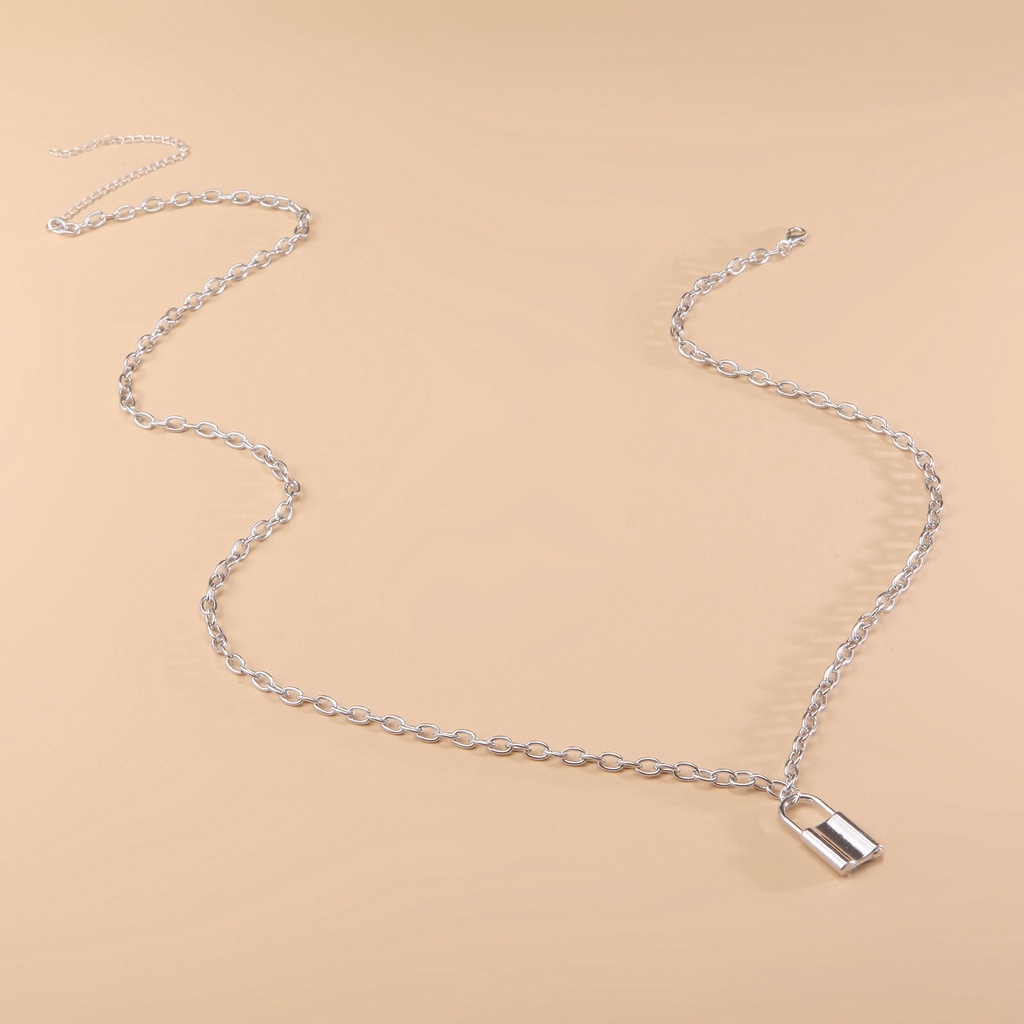 European and American Style Ins Fashion Titanium Steel Lock Pendant Waist Chain Adjustable Hot Girl Body Chain Punk Style Hip-hop Pants Chain Waist Chain