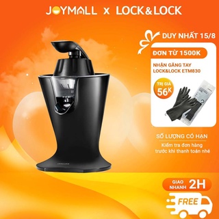 Máy vắt cam Lock&Lock EJJ256BLK 85W - Bảo hành chính hãng 24 tháng, cần gạt đòn bẩy, tay cầm mềm, dễ sử dụng - JoyMall
