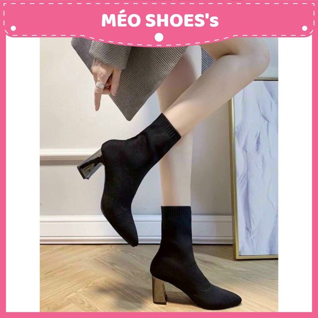 Boot len gót bạc (len dày dặn l1)