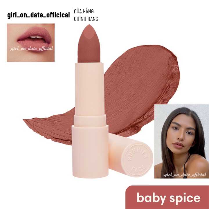 [NHẬP MÃ GIRLM20K GIẢM 20K] Son Sunnies Face Baby Spice