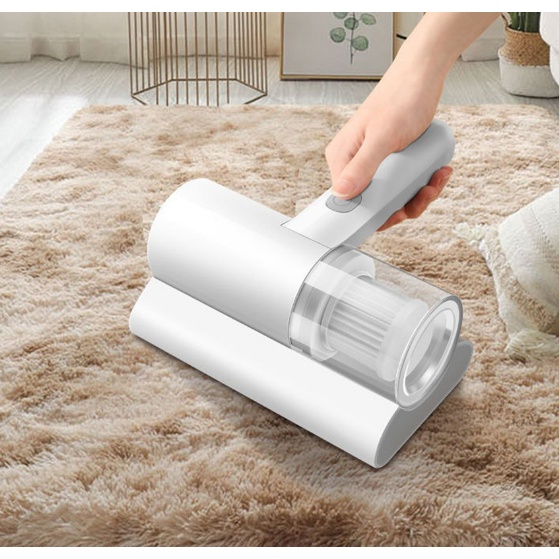 Máy hút bụi ga giường công suất 300W nhựa ABS an toàn dùng pin sạc, máy hút bụi cầm tay diệt khuẩn cho giường ngủ