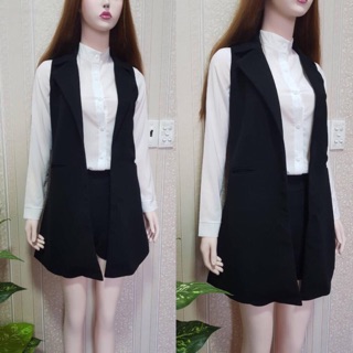 Set vest nữ ngắn thời trang SET01