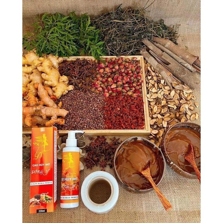 Cao Gừng Tan Mỡ Săn Chắc Cơ Cao Hủy Mỡ Đông Y Làm Mờ Thâm Mụn 220ml Tặng Kèm Nilon Ủ Nóng