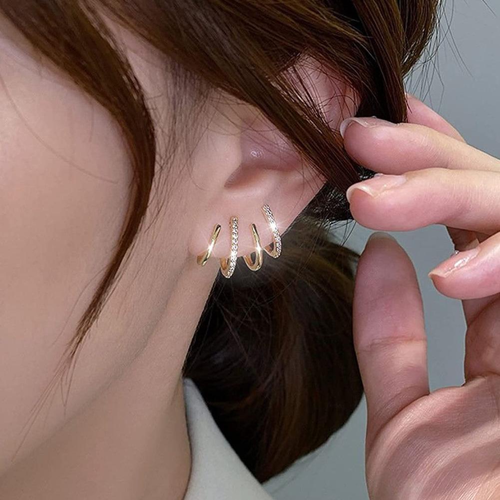 Bông Tai Ngọc Trai Thời Trang Cho Nữ F5D6
