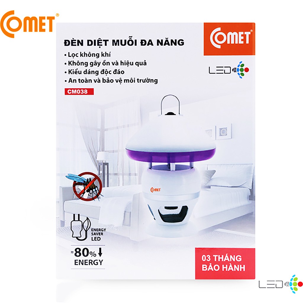 Đèn diệt muỗi Comet CM038 3W (Trắng)