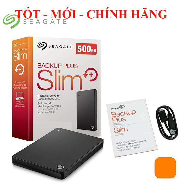 Ổ cứng di động Seagate 500gb Backup Plus Slim