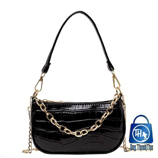 Túi kẹp nách nữ Bag.ThanhThu da vân cá sấu dây xích 429