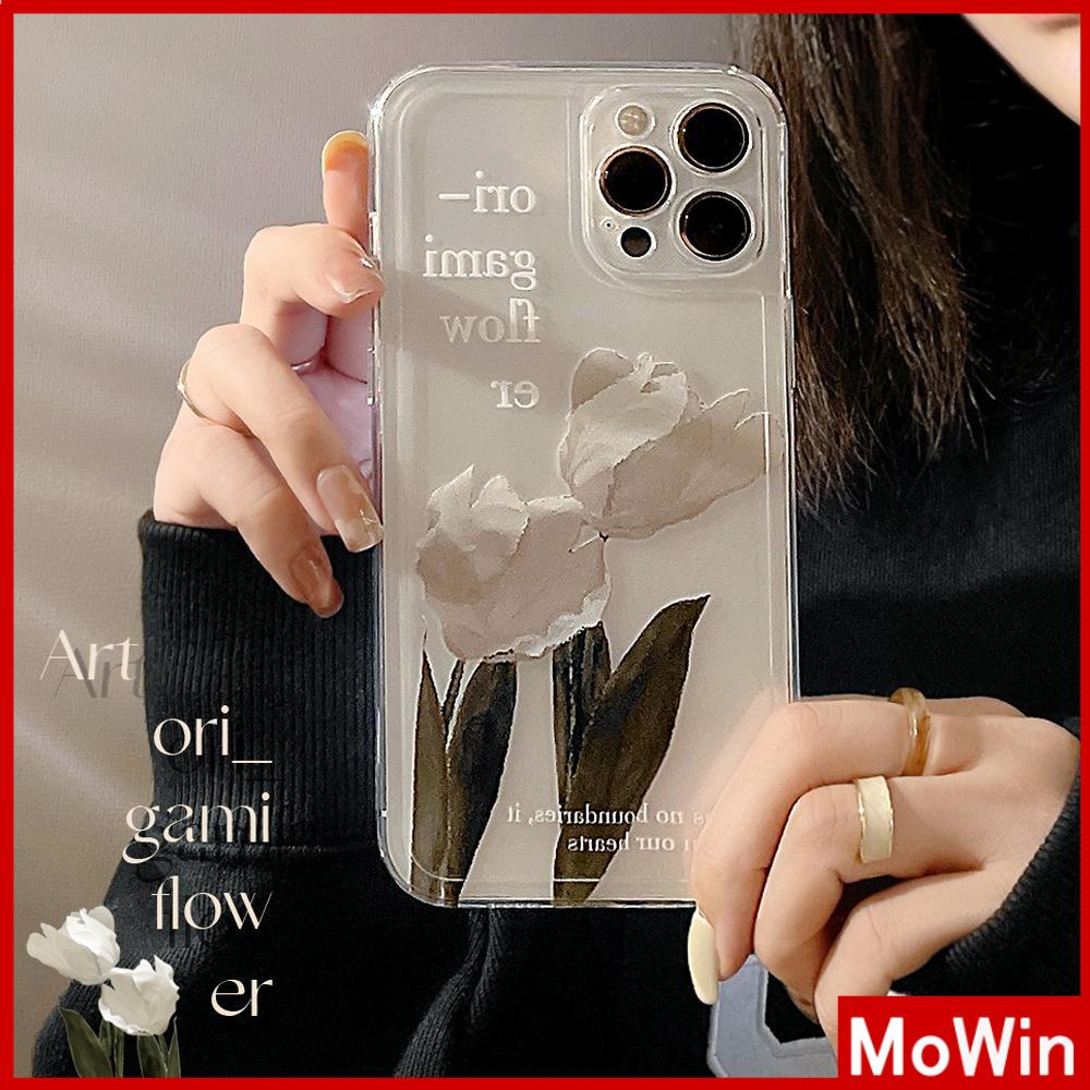 Ốp điện thoại silicon mềm trong suốt hoa tiết hoa thích hợp cho iphone 13 pro max iphone 12 pro max iphone 11