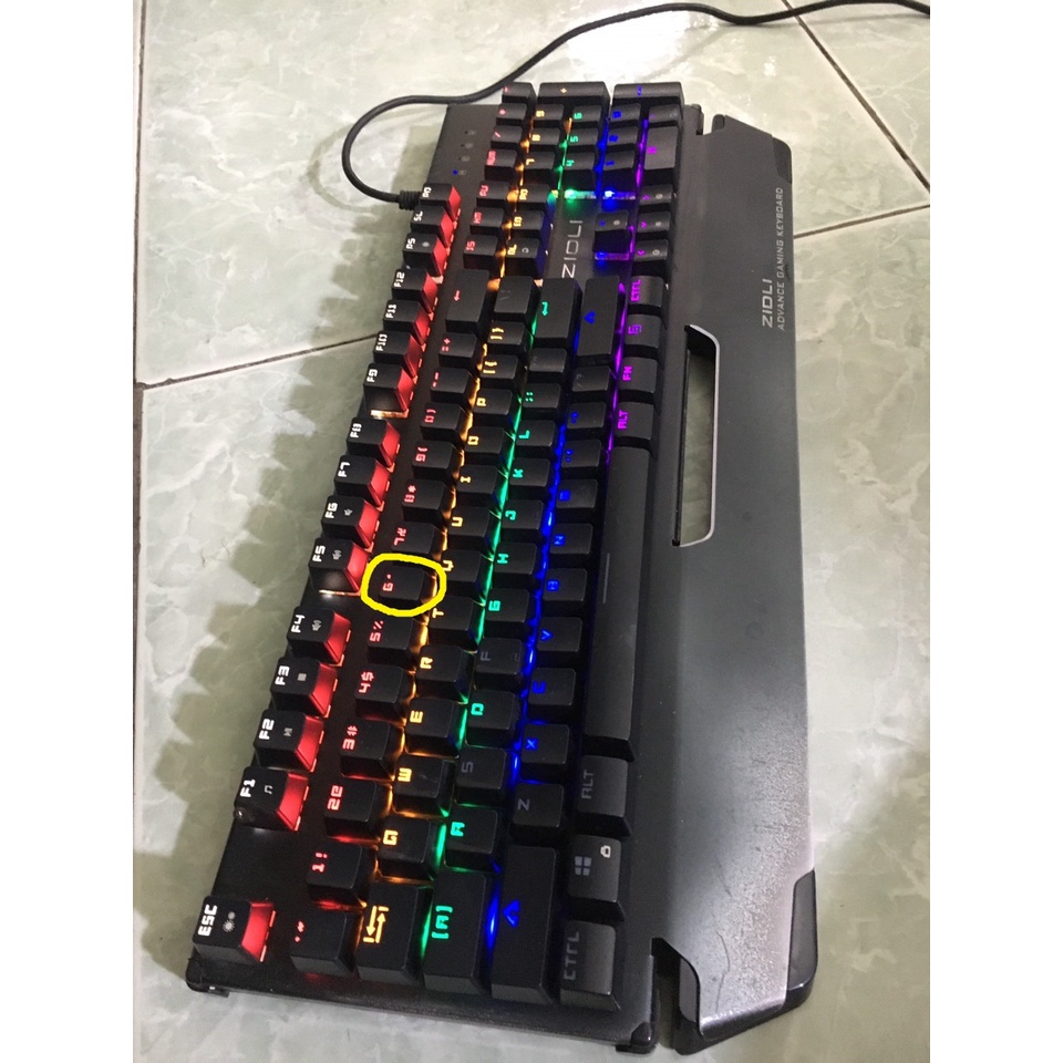 Bàn phím cơ led 1 vaì nút không sáng và liệt 1, 2 nút phụ giá rẻ vẫn dùng tốt thanh lý | BigBuy360 - bigbuy360.vn