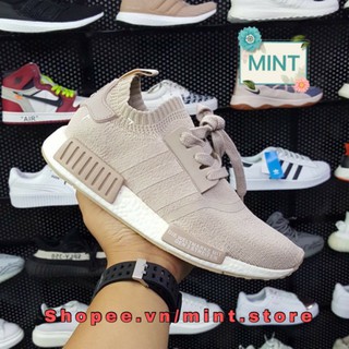 Giày sneaker nmd chun kem