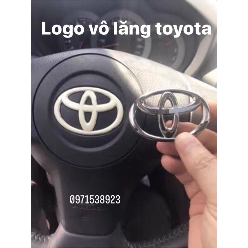 Logo vô lăng toyota innova xịn zin theo xe
