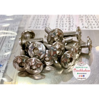 Ốc 6ly2 lục giác ngôi sao chấm bi