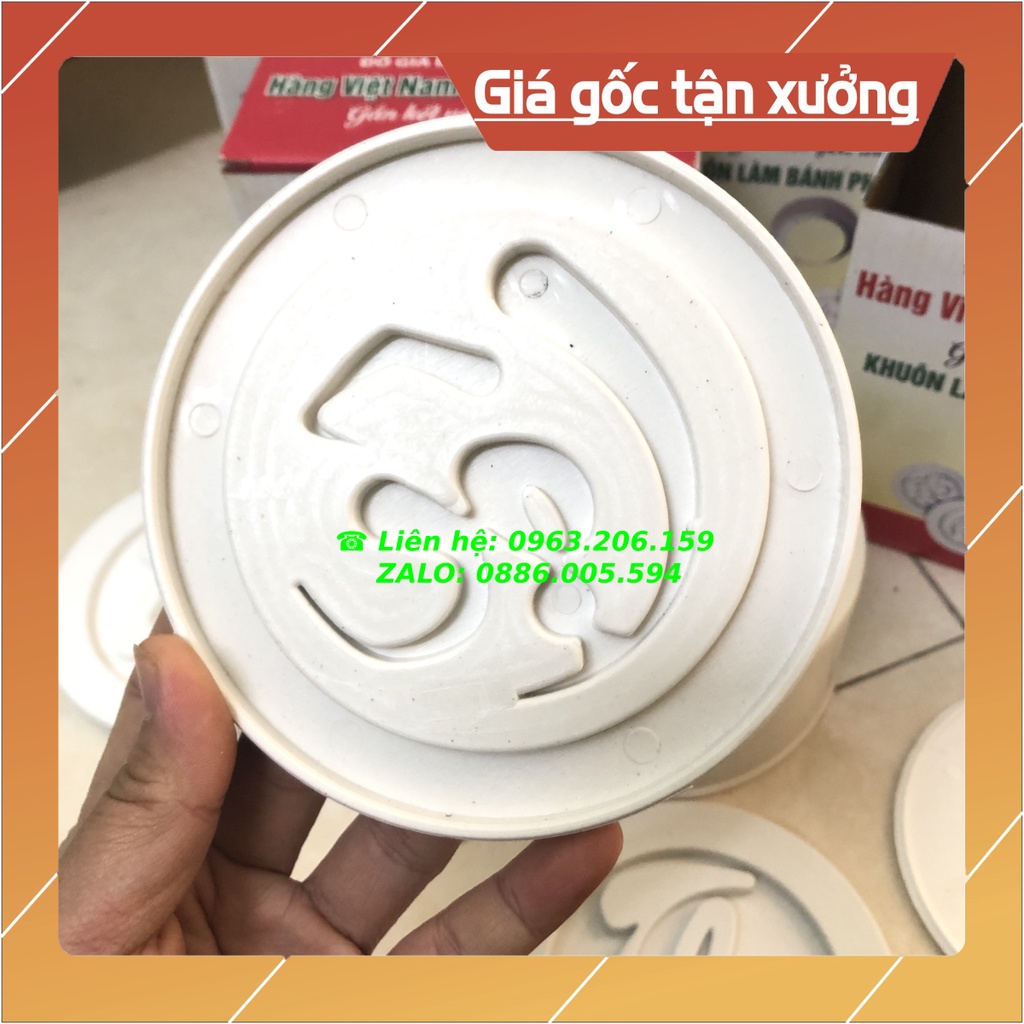 [HOT]Bộ Khuôn 5 Chi Tiết Làm Xôi Phúc Lộc Thọ Chất Liệu Nhựa Chịu Nhiệt