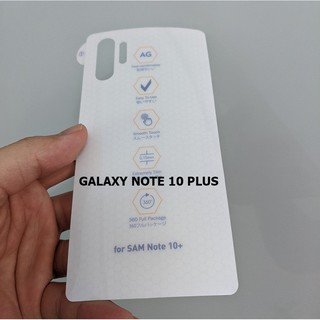 Dán PPF AG nhám chống bám vân tay Galaxy Note 10 , Note 10 Plus