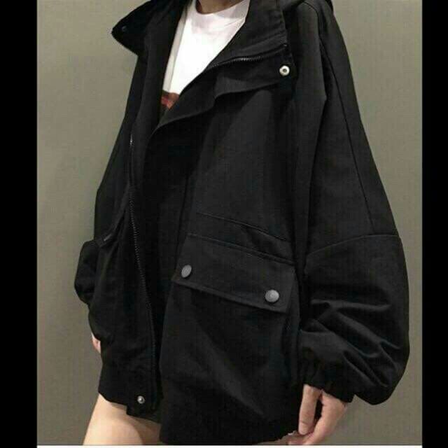 ÁO KHOÁC KAKI NỬ TÚI HỘP BỰ FORM LỬNG CÁNH DƠI SIÊU ĐẸP ( 2 LỚP )