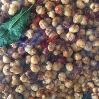 Bắp chiên tỏi ớt khô bò lá chanh giòn cay 500gr