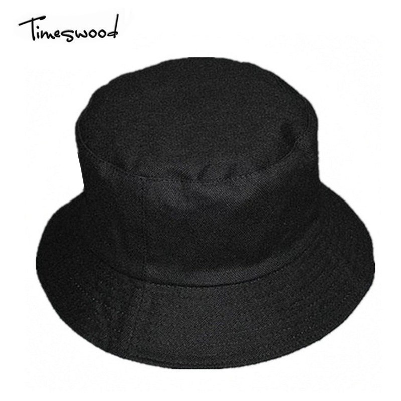 Mũ nón Bucket đen trơn cực cá tính