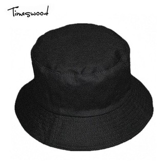 Mũ nón Bucket đen trơn cực cá tính