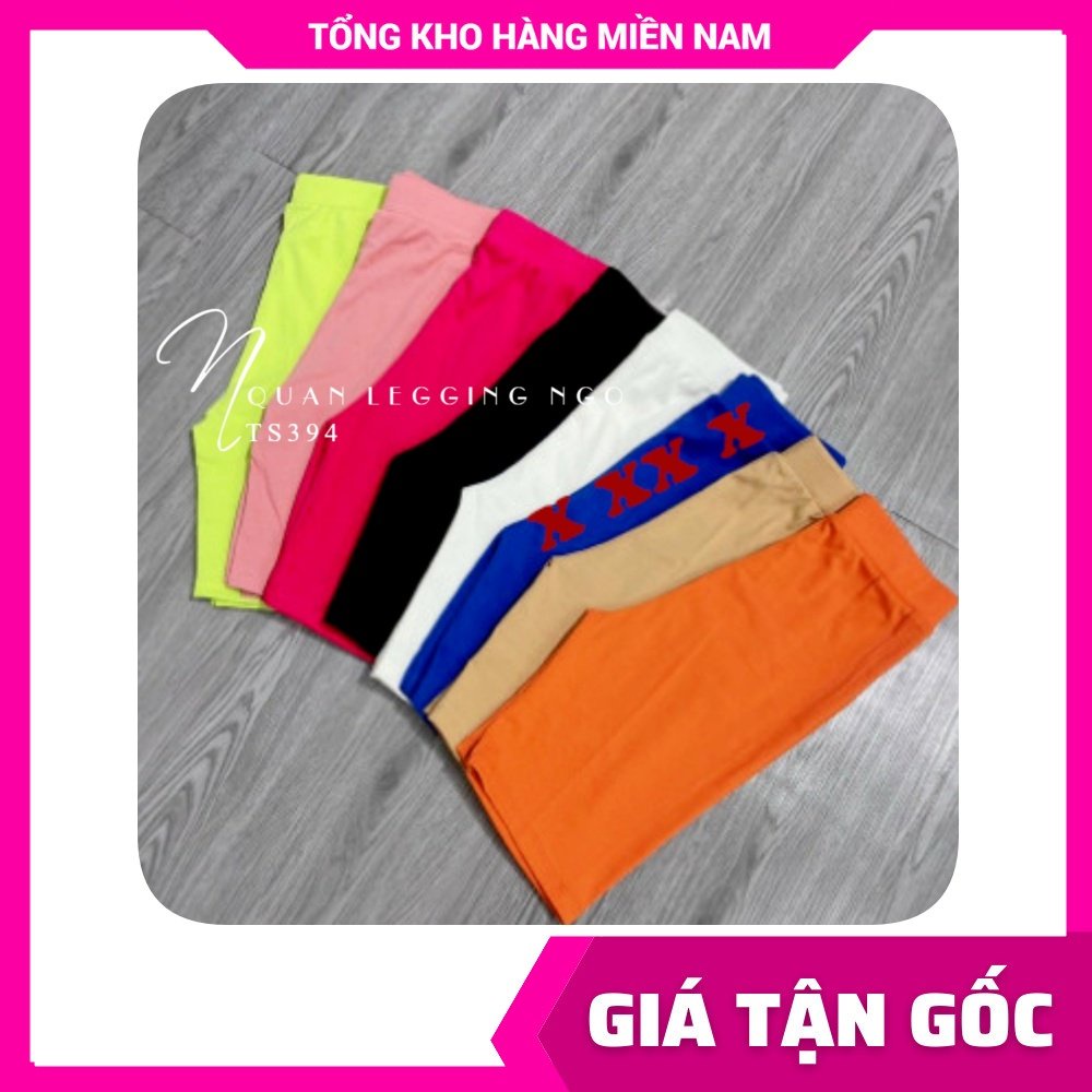 Quần thun đùi lửng Rainbow cho nữ chất thun co giãn lên phom siêu ôm dáng Quần ngố nữ TS394