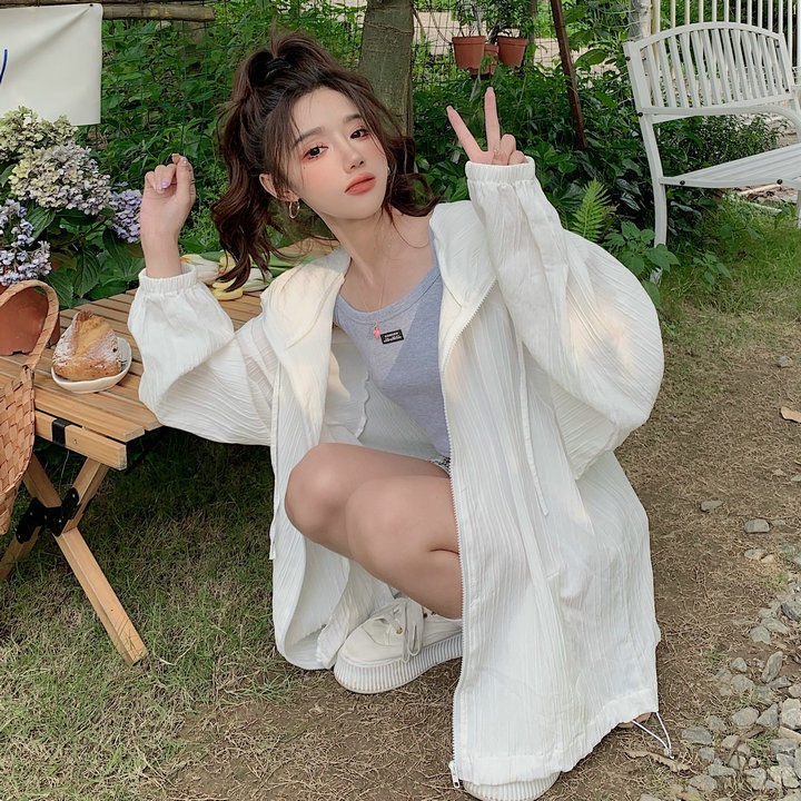 Áo Khoác Cardigan Mỏng Chống Nắng Thoáng Khí Thời Trang Mùa Hè 2022 Cho Nữ