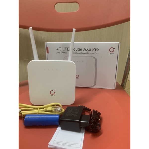 Bộ Phát Wifi 4G Olax Ax6 pro chính hãng tốc độ 150M tặng kèm pin