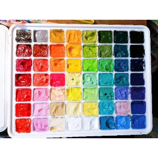 Màu lẻ Gouache Miya HiMi dạng thạch