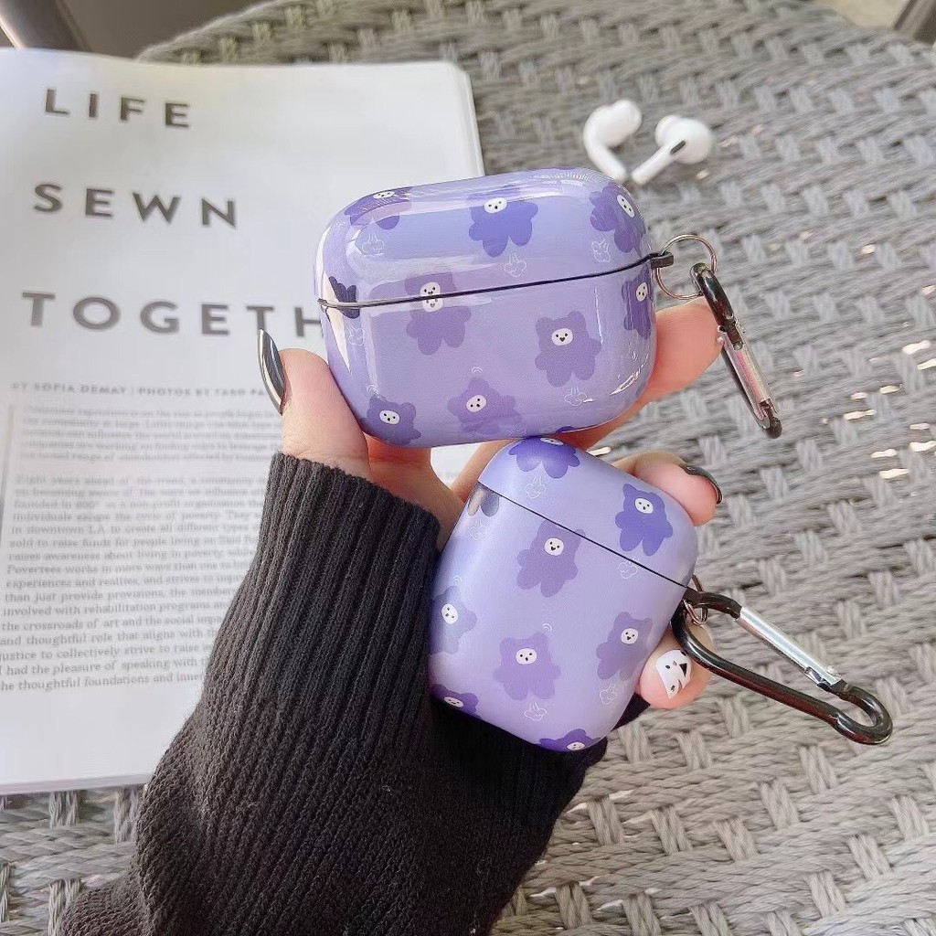 Vỏ Bảo Vệ Hộp Sạc Tai Nghe Airpods Pro 1 / 2 Chống Rơi Họa Tiết Hoạt Hình Phong Cách Hàn Quốc | BigBuy360 - bigbuy360.vn