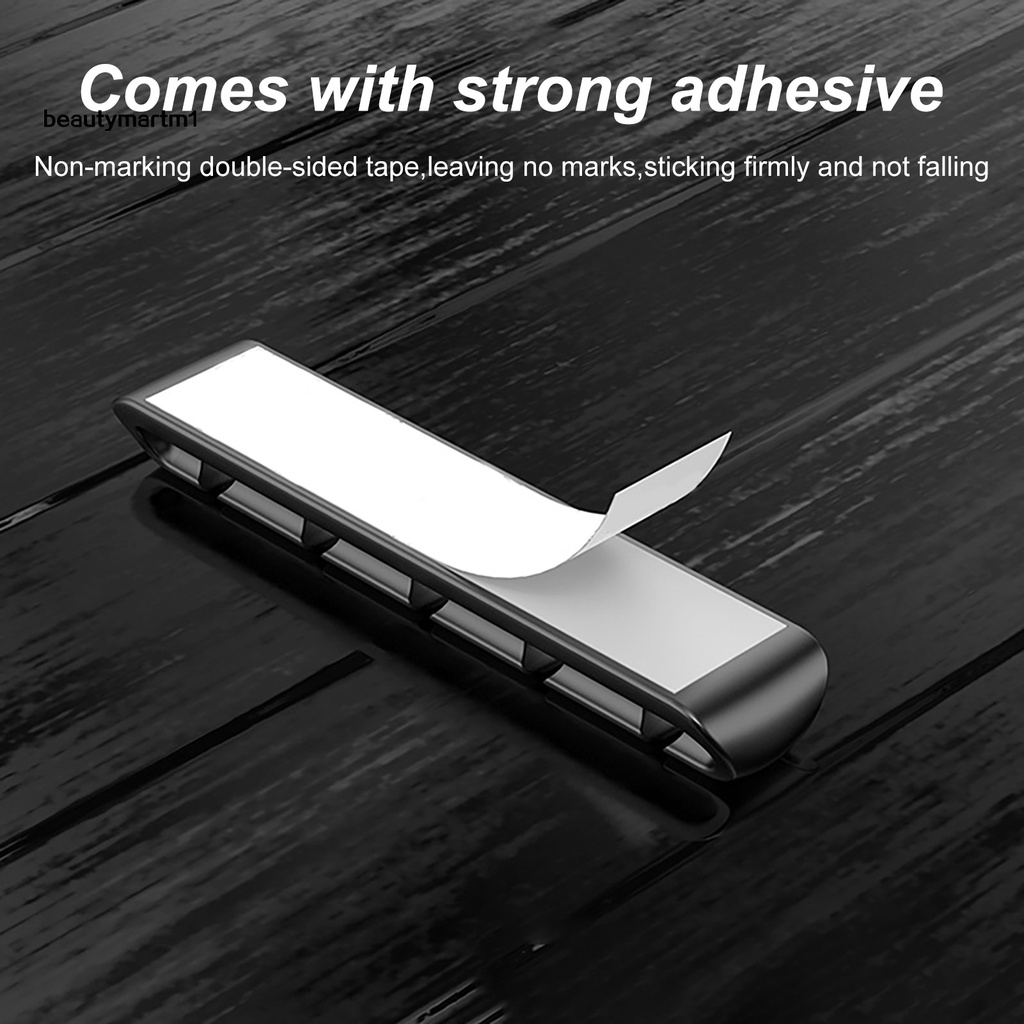 Kẹp cố định dây cáp bằng silicone tự dính đa dụng giữ căn phòng gọn gàng